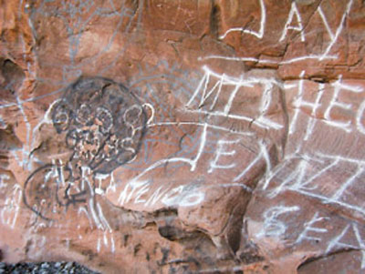 Vandalism and Theft of Prehistoric Rock Art