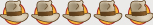 Five Fedoras