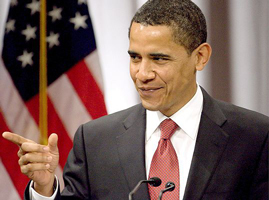 The Fedora Chronicles: Obama Grinning