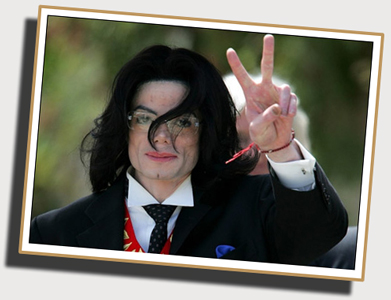 Michael Jackson Peace Sign