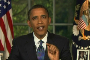 Obama Oval Adress 1