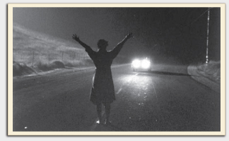 Kiss Me Deadly wet highway